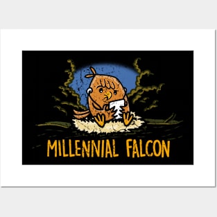 Millenial Falcon Posters and Art